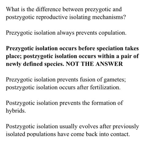 Solved What is the difference between prezygotic and | Chegg.com