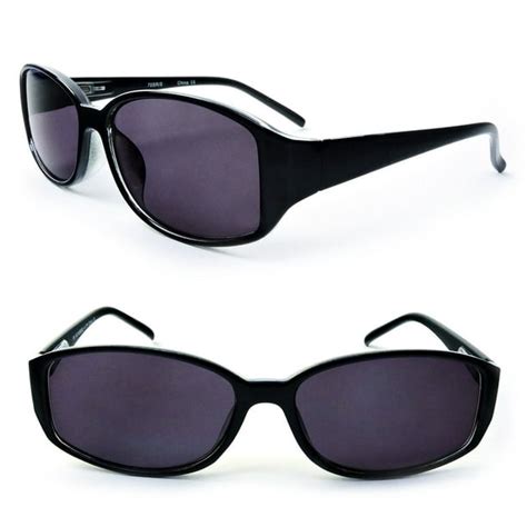 Classic Sun Readers Full Lens Spring Hinges Oval Reading Sunglasses - Black (+1.50) - Walmart ...