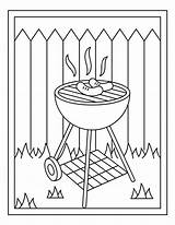 Bbq Coloring Pages Sketch Page sketch template