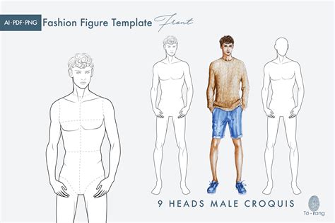 FASHION DESIGN CROQUIS Template Male | lupon.gov.ph