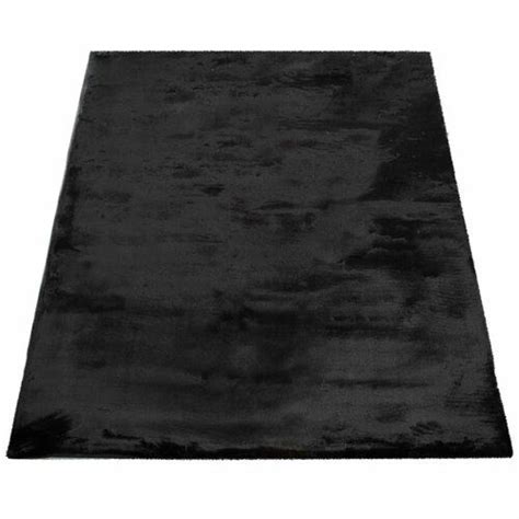 Canora Grey Thrapst Shaggy Black Rug | Wayfair.co.uk | Black rug, Fluffy rug, Black area rugs