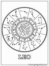 20  Leo Zodiac Sign Coloring Pages Free Printable PDF JPG PNG sketch template