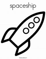 spaceship Coloring Page  Twisty Noodle sketch template