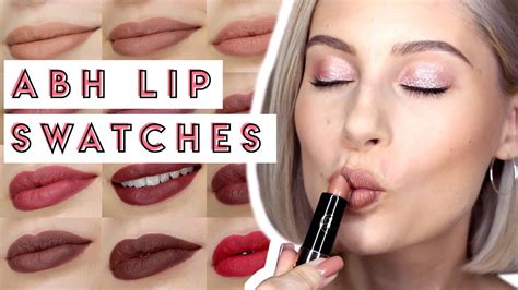 Anastasia Beverly Hills Matte Lipsticks LIP SWATCHES 💄 - YouTube