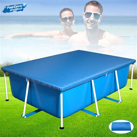 Buy Burxoe Rectangular Pool Cover, Rectangle Pool Cover Above Ground ...