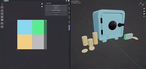 Color Grid Generator - low poly texturing addon - Blender Market