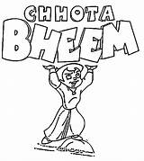 Chhota Bheem Coloring Page  Free Printable Pages sketch template