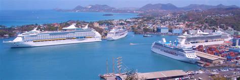 St Lucia Cruise Port Map | College Map