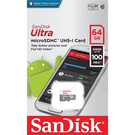 Thẻ Nhớ MicroSDXC SanDisk Ultra 64GB 100MB/s 667x SDSQUNR-064G-GN3MN