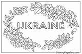 Ukraine Coloring Page  Free Printable Pages sketch template