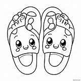 Cute Cartoon Feet Coloring Page 28264 22805 sketch template