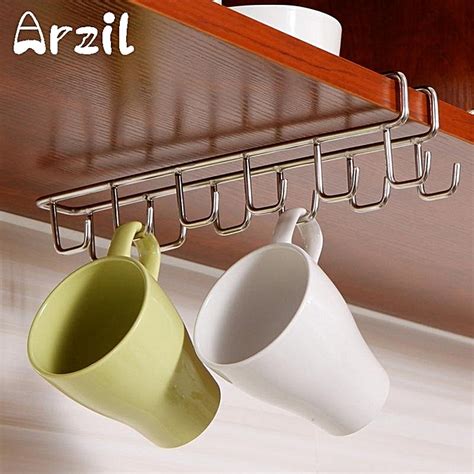 UNIVERSAL Mug Holder Coffee Tea Cup Rack Storage Kitchen Under Shelf ...