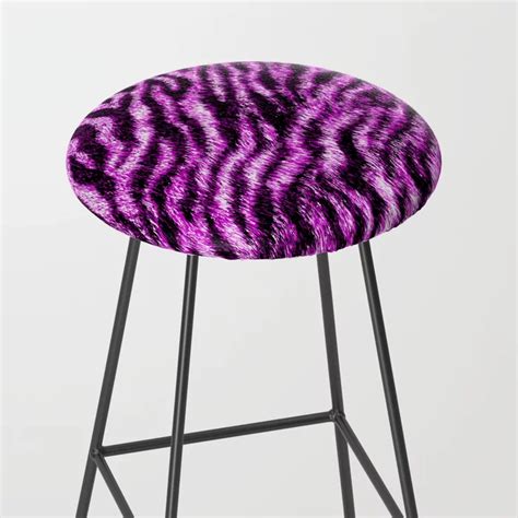Bengal Tiger Fur Wildlife Print Pattern PINK Bar Stool | Pink bar stools, Pink bar, Wildlife prints