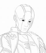Marvel Nebula Coloring Pages sketch template