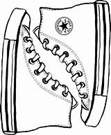 Coloring Pages Converse sketch template