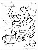 43 Pug Coloring Pages Free PDF Printables sketch template