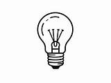 Light Bulb Coloring Sheet  Page sketch template