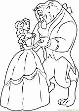 Kids Coloring Pages Beauty And The Beast sketch template