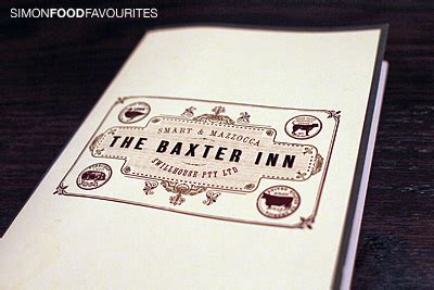 Simon Food Favourites: The Baxter Inn: Whisky & Wine Bar, CBD Sydney ...
