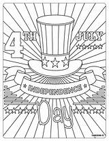 5 Free Fourth Of July coloring Pages sketch template