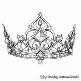 Tiara Coloring Pages  Free & Printable sketch template