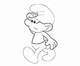 Clumsy Smurf Coloring Page  Home sketch template