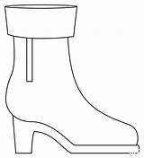 Womens Boot coloring Page  ColouringPages sketch template