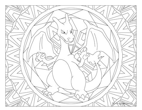 Pokemon Coloring Pages Charzard