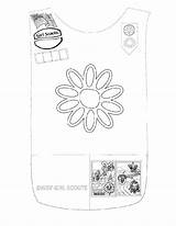 Girl Scout Daisy Flower Coloring Page sketch template