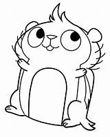 Fur Blur From Hero Elementary Coloring Page  Free Printable sketch template