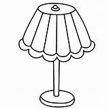 Lamp Coloring Pages sketch template