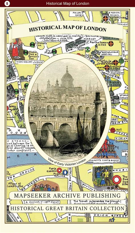 Historical Map Of London - Mapseeker Digital