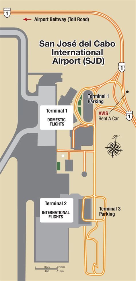 Los Cabos International Airport map - Ontheworldmap.com