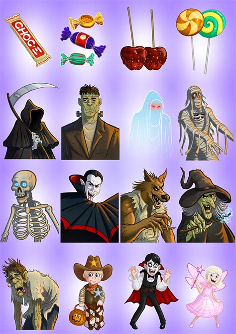 Mahjong Tiles - Halloween Theme on Behance