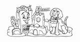 Listen Buddy Coloring Sheet Pages sketch template