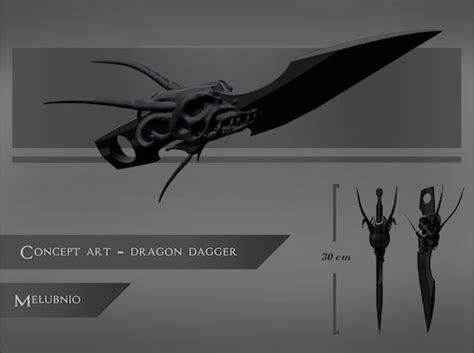 Concept Art - Dragon Dagger by Melubnio on Newgrounds