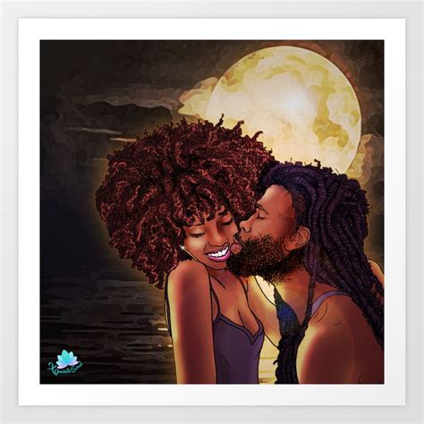 Black Love Art Print by XQuisite Soul | Society6