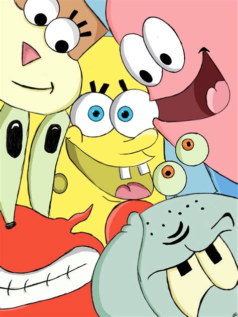 Spongebob Drawings, Online Art, Pikachu, Quick, Fictional Characters, Spongebob, Fantasy Characters
