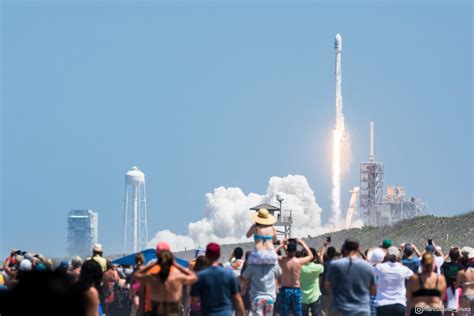 One of the closest public launch viewing areas remained open for the first time ever during ...