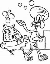 Mrs Puff And Squidward coloring Page  Download Print Or Color Online sketch template