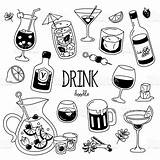 Cocktail Doodle Hand drawing Styles Of drink  Doodles Cocktails sketch template