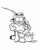 Garfield Lasagna Coloring Page Pages sketch template