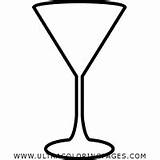 Martini Glass Coloring Page  Ultra Pages sketch template