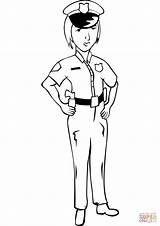 Cop Coloring Pages  Learny Kids sketch template