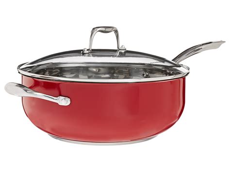 KitchenAid Stainless Steel 6.0 Qt. Chefs Pan with Lid at Zappos.com