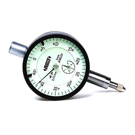 Insize 2311-5: Compact Dial Indicator, 5mm, 0.01mm, Accuracy 14μm