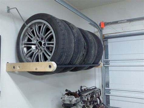 Tire Rack | Garage decor, Garage organize, Garage storage