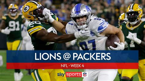 Detroit Lions 34-20 Green Bay Packers: David Montgomery scores three ...