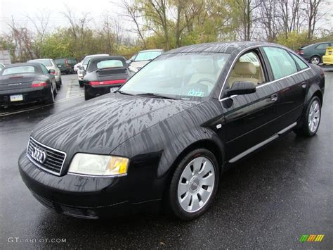 2000 Brilliant Black Audi A6 4.2 quattro Sedan #22260453 Photo #1 ...