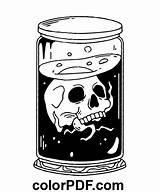 Elixir Of Skull – Coloring Pages And Books In PDF sketch template
